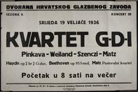 Concert poster, 1936