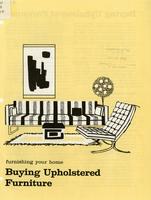 Furnishing your home : buying upholstered furniture