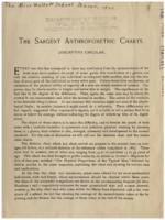 The Sargent anthropometric charts