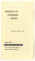 Friends of Chamber Music Summer Series