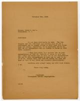 Letter from Sidney J. Stern to Marks & Son's