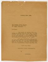Letter from Sidney J. Stern to The Theodor Kundtz Company