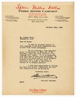 Letter from David A. Brown to Sidney J. Stern