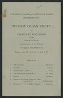 Organ Recital [program]