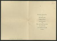 Commencement, 1928 [invitation]