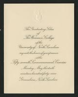 Commencement, 1949 [invitation]