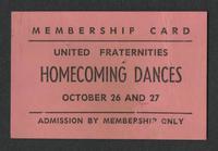 Homecoming Dances Membership Card   
