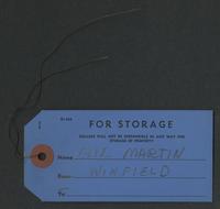 Storage Tag of Elizabeth Martin   