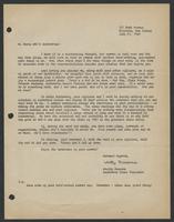 From Sophomore Class President, 1964-07-27 [letter]