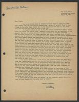 Secretaries Duties, 1964-08-06 [letter]