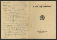Class Day, 1916 [program]