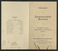 Commencement Weekend, 1917 [program]