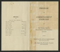 Commnecement Weekend, 1918 [program]