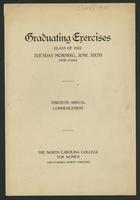 Commencement, 1922 [program]