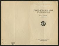 Baccalaureate, 1929 [program]