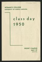 Class Day, 1950 [program]