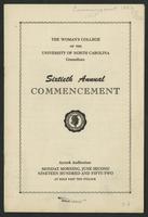 Sixtieth Annual Commencement, 1952 [program]