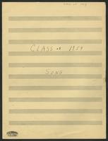 Class of, 1954 Song [sheet music]