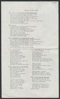 Senior Show Chorus Songs, 1957  