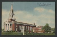 First Baptist Church Invitation [postcard]