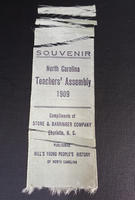 NC Teacher's Assembly Ribbon, 1909