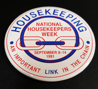 National Housekeepers Week button