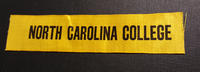 North Carolina College ribbon