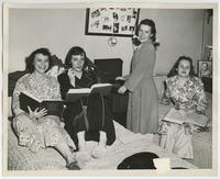 Four Students in Dorm Room, Late 1940s