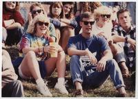 Students Sitting on Lawn, Late 1980s