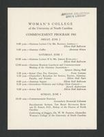Commencement, 1961-6-2 [program]