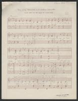Class Song For The Class OF 'Sixty Four [sheet music]