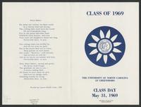 Class Day, 1969 [program]