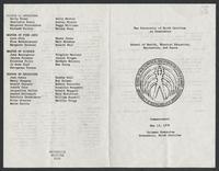 School of Health, Physical Education, Recreation, and Dance Commencement, 1979-05-13 [program]