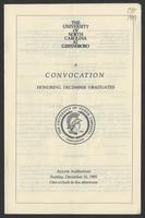 Convocation, 1989 [program]