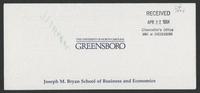 School of Business Diploma Ceremony Invitation, 1994 [invitation]