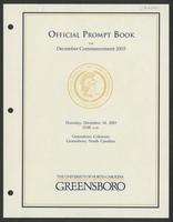 Official Prompt Book for December Commencement 2004