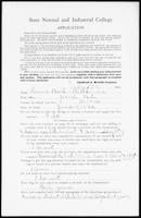 General Correspondence. Applications Bl-Bo 1905
