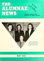 Alumnae news [May 1950]