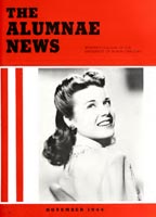 Alumnae news [November 1944]