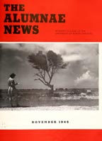 Alumnae news [November 1945]