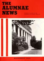 Alumnae news [November 1946]