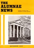 Alumnae news [November 1947]