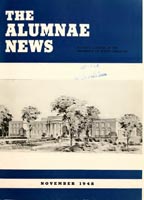 Alumnae news [November 1948]