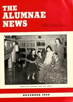 Alumnae news [November, 1950]
