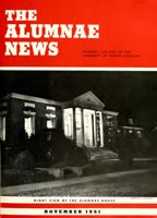 Alumnae news [November 1951]