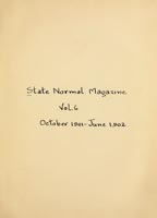 State Normal magazine [October 1901]