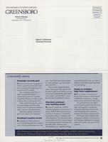 Chartula [UNCG School of Nursing newsletter, 1999]