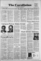 The Carolinian [October 9, 1979]