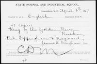 General correspondence applications Bi-Br 1897