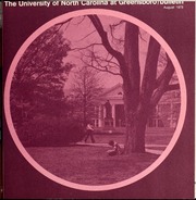 The University of North Carolina at Greensboro / bulletin [Catalog issue for the year 1974-1975]